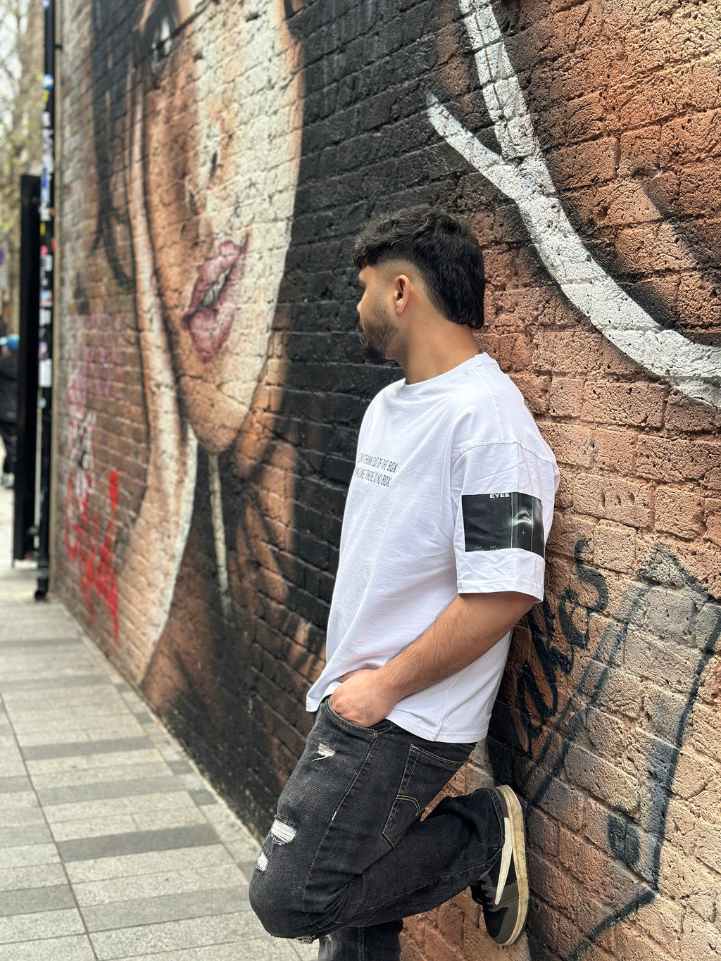 Kalyug Evolution I White Graphic T-Shirt | Oversized Premium Streetwear