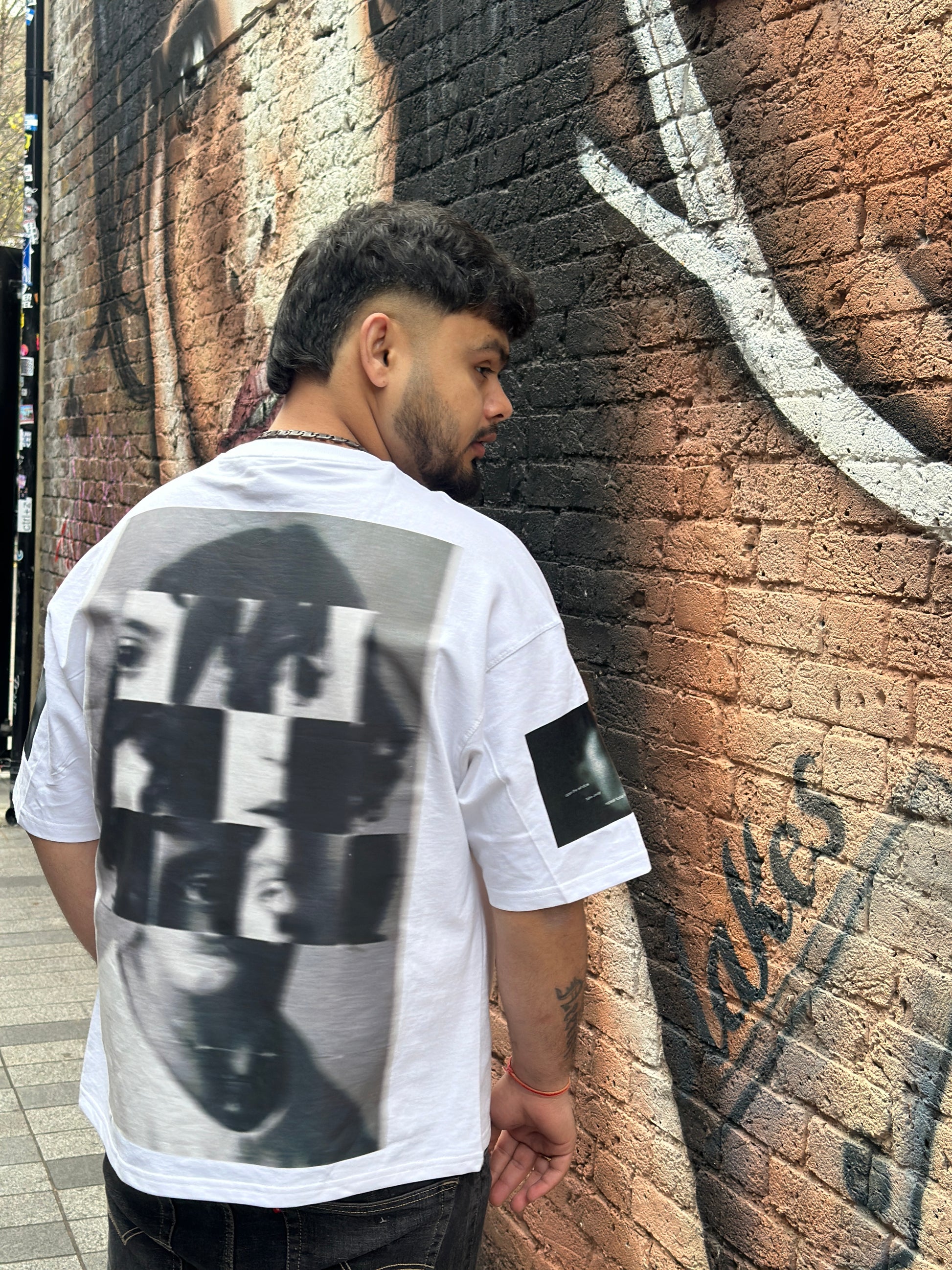 Kalyug Evolution I White Graphic T-Shirt | Oversized Premium Streetwear