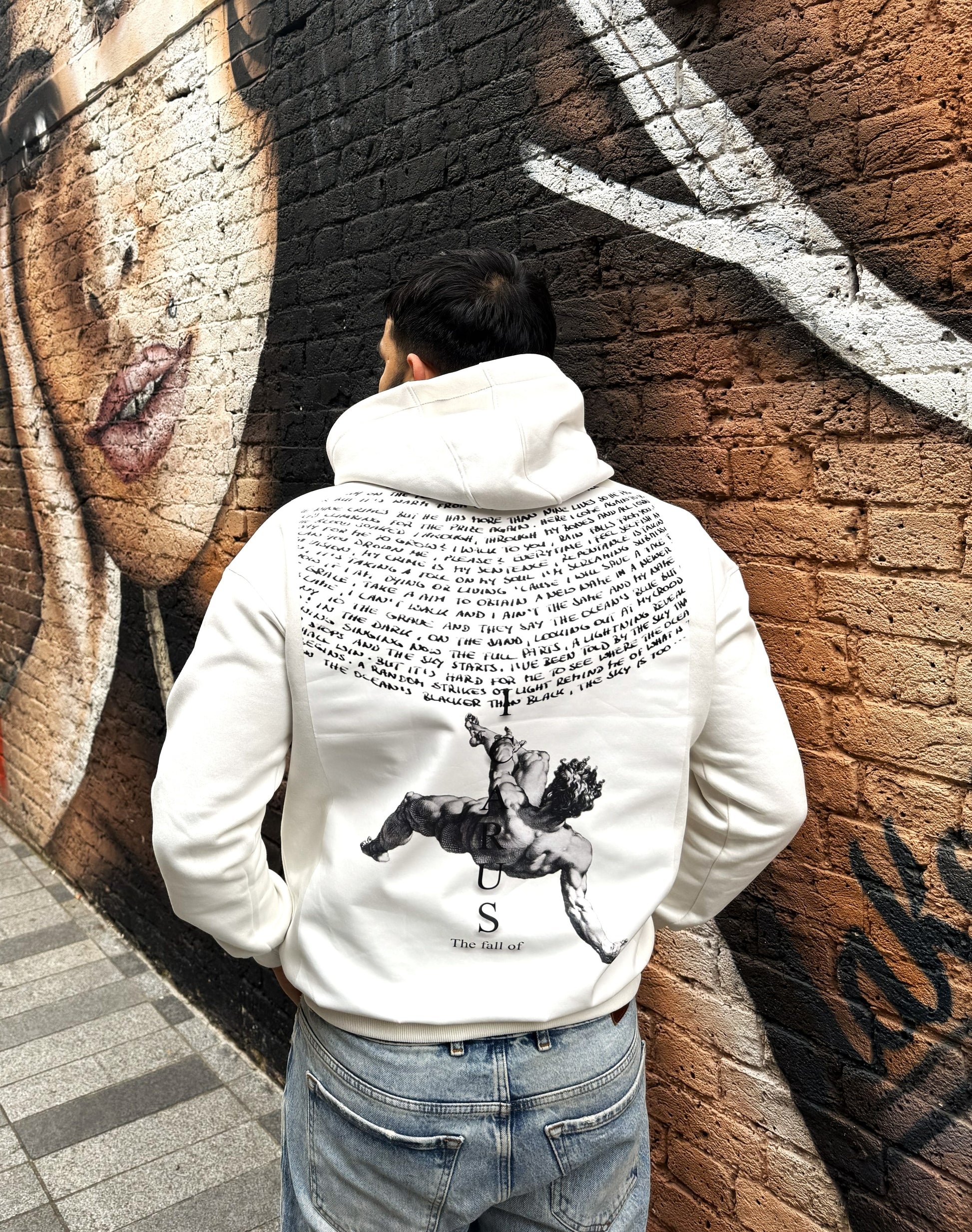 Kalyug Graphic White Hoodie – Ascension Series